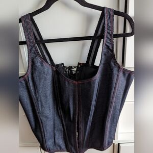 addition-elle women's plus size corset vest